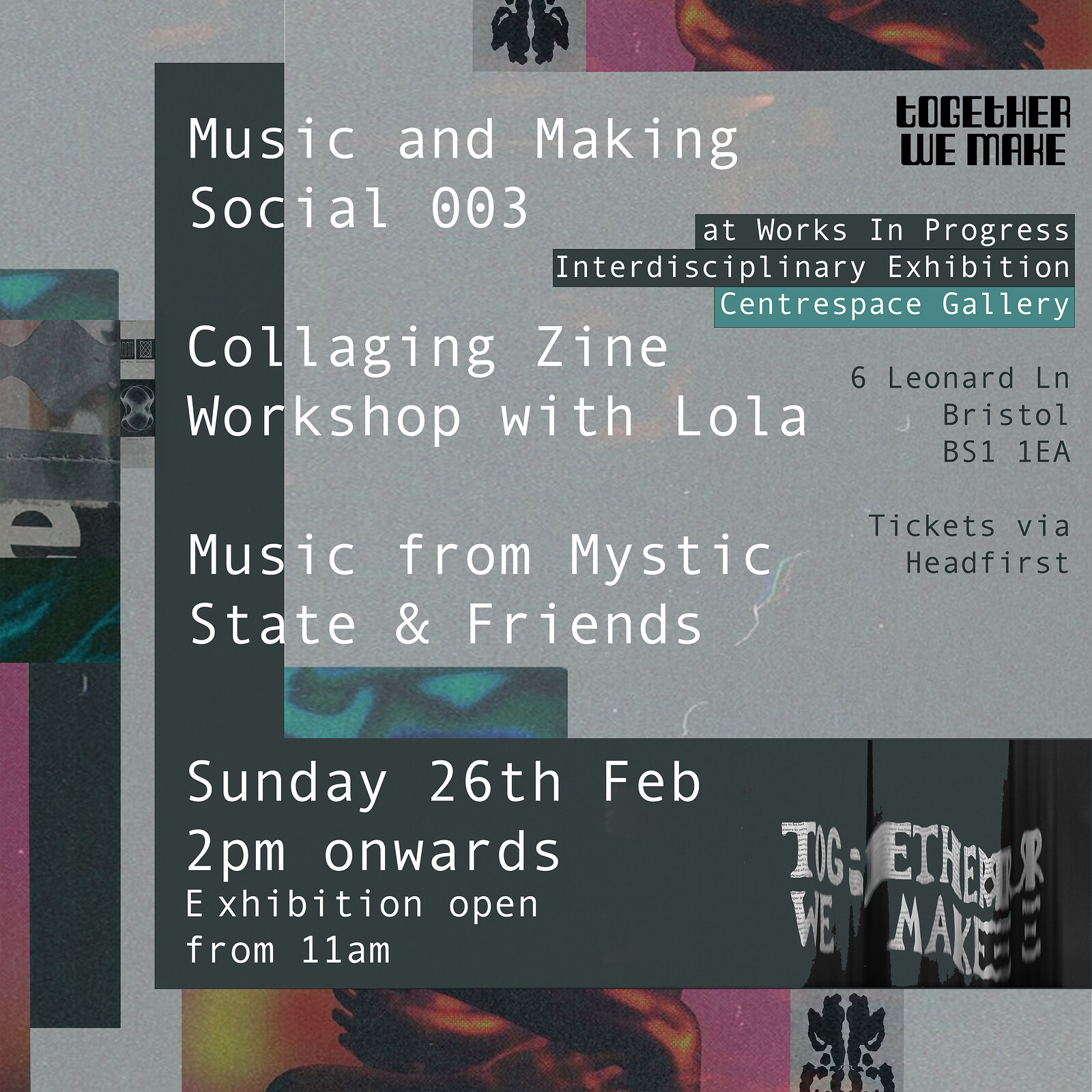 Music & Making Social 003 at Centrespace Gallery