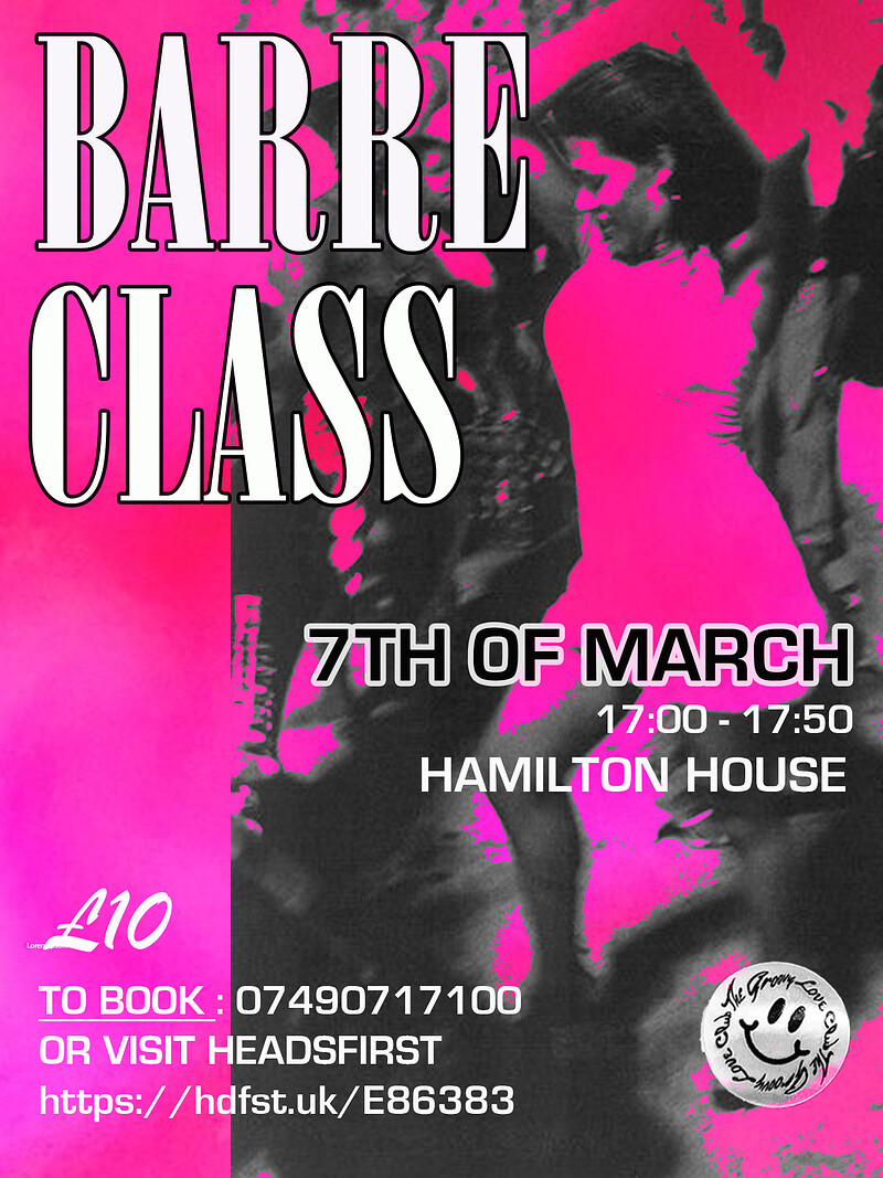 TheGroovyLoveClub Floor Barre  ♡ at Hamilton House
