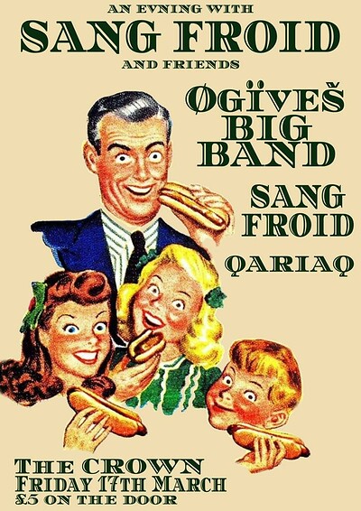 Ogives Big Band - Sang Froid - Qariaq at The Crown