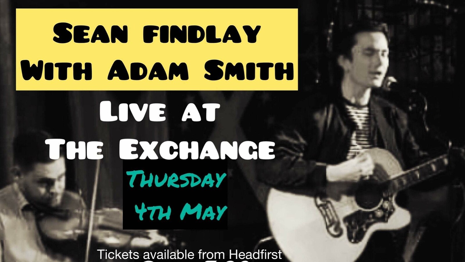 Sean Findlay with Adam Smith at Exchange