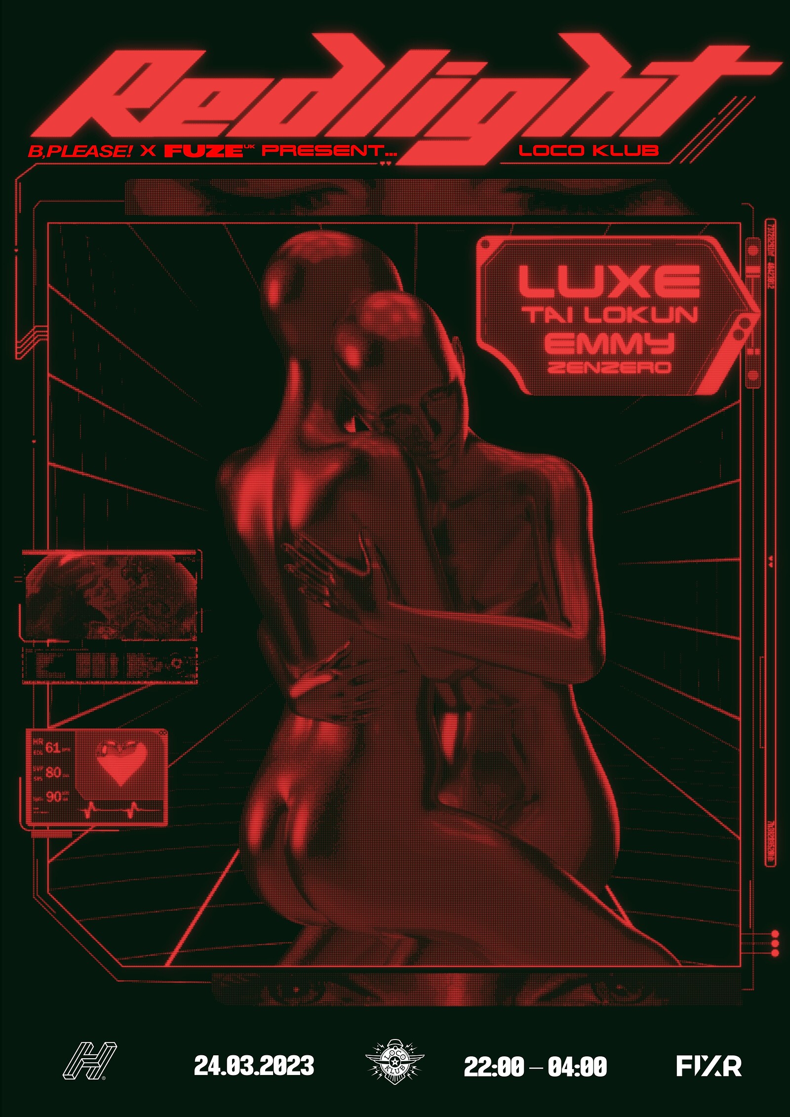 Bitch, Please & FUZE Present REDLIGHT at Loco Klub