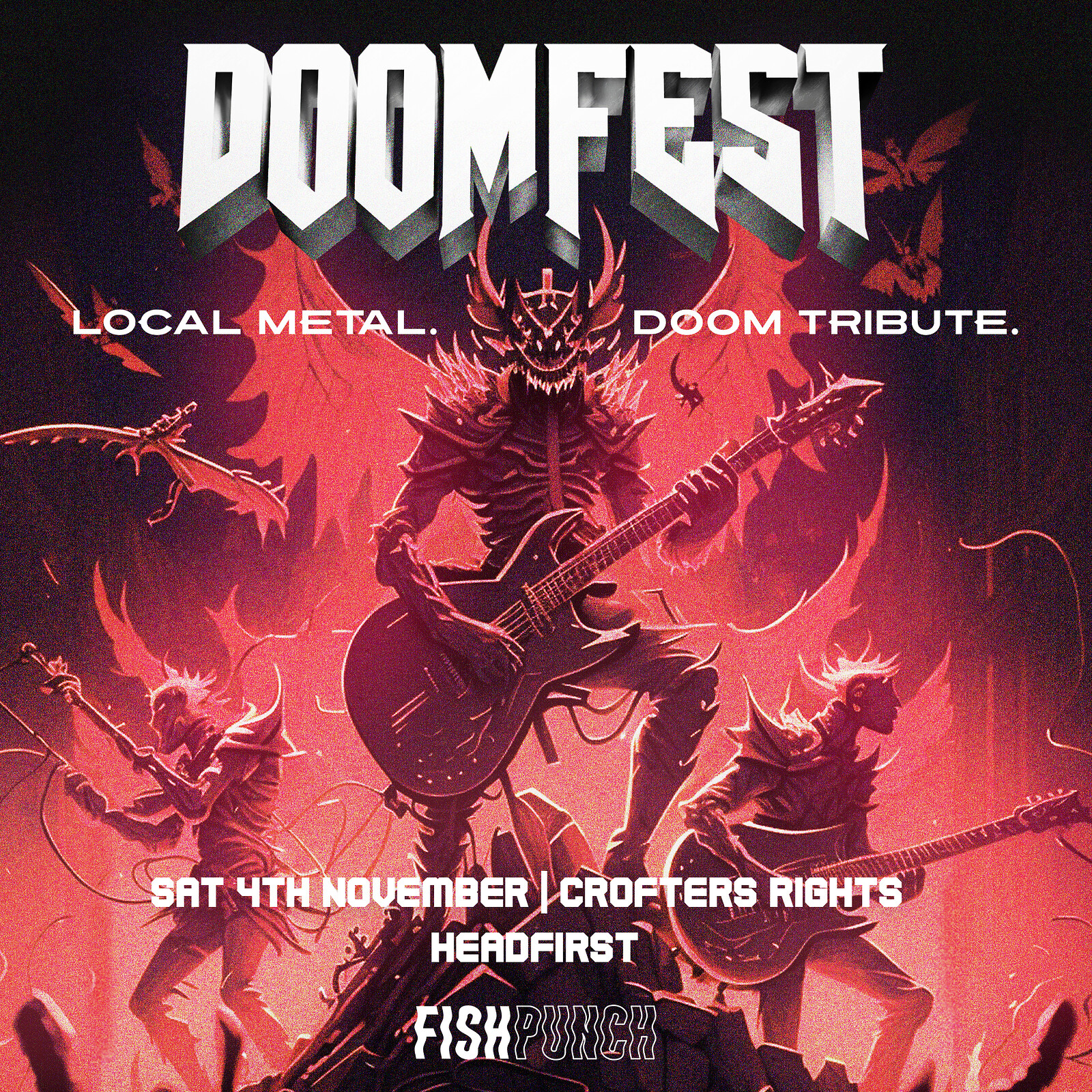 DOOM Tribute Band at Crofters Rights