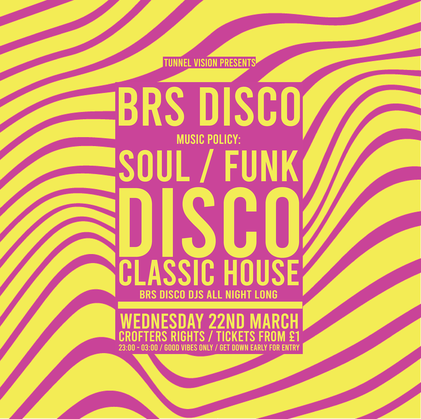 BRS Disco: Disco, Funk & Soul at Crofters Rights