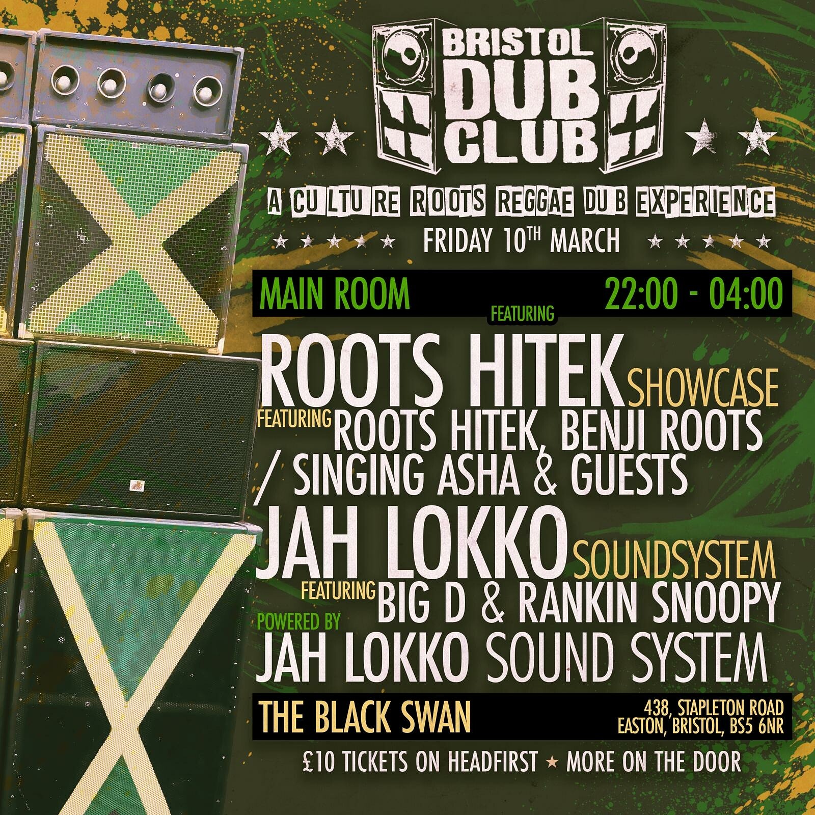 Bristol Dub Club/Roots Hitek/Jah Lokko Sound at The Black Swan