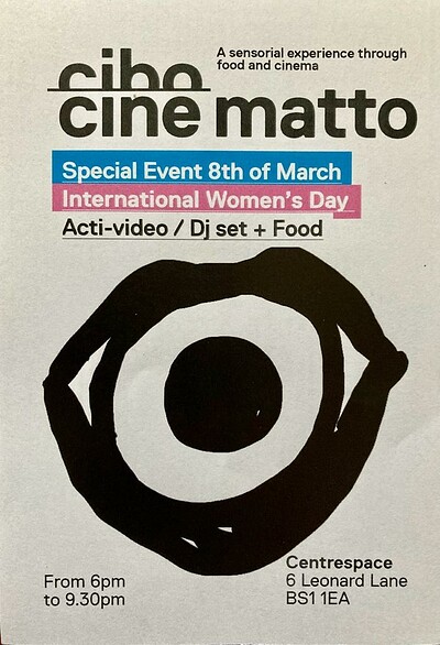 CIBOMATTO IN CINEMATTO at Centrespace/Chocolate Factory