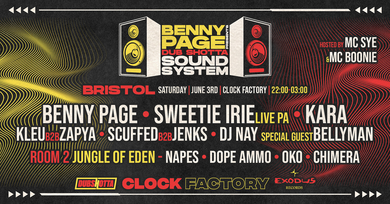 Dub Shotta: Benny Page, Kara, Kleu, + More at Clock Factory