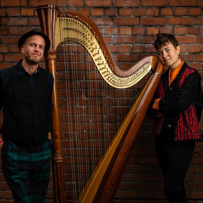 Milk Poetry ft Pete the Temp and Emmy the Harp at The Wardrobe Theatre