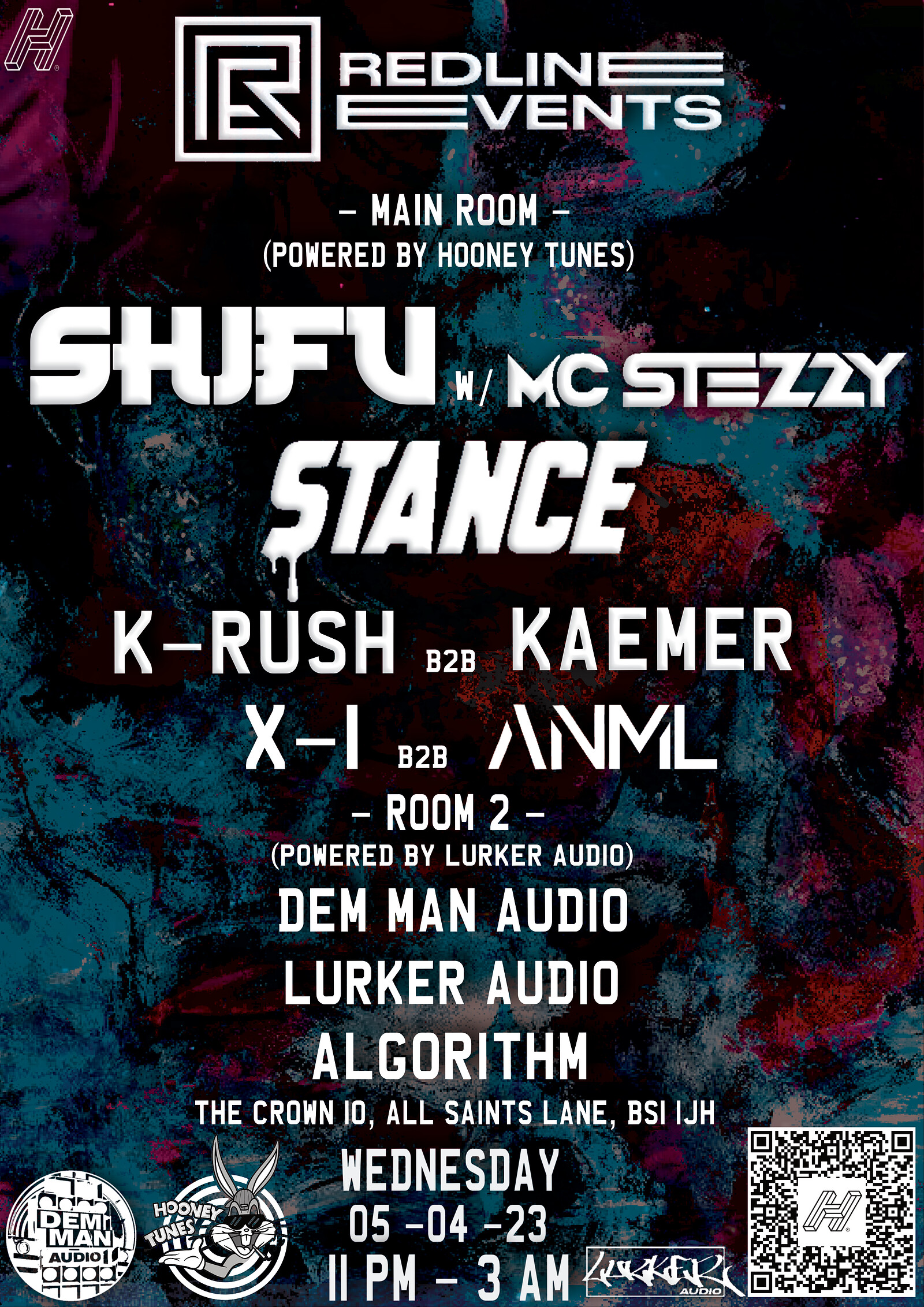 Redline Events Presents: Shifu, Stance & More at The Crown