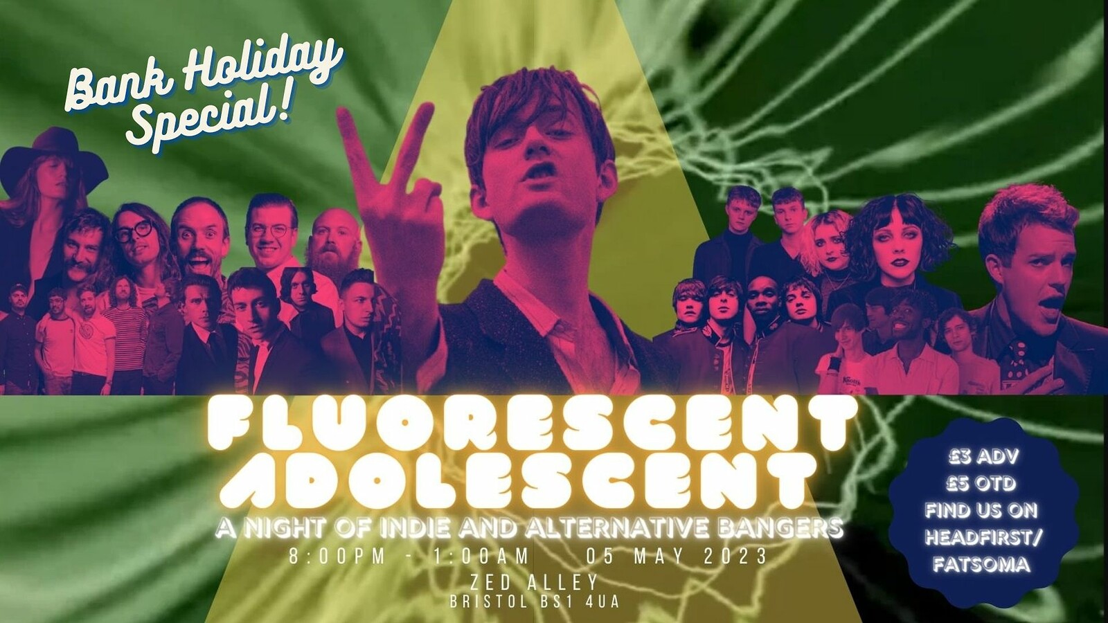Fluorescent Adolescent - BRITPOP Special at Zed Alley