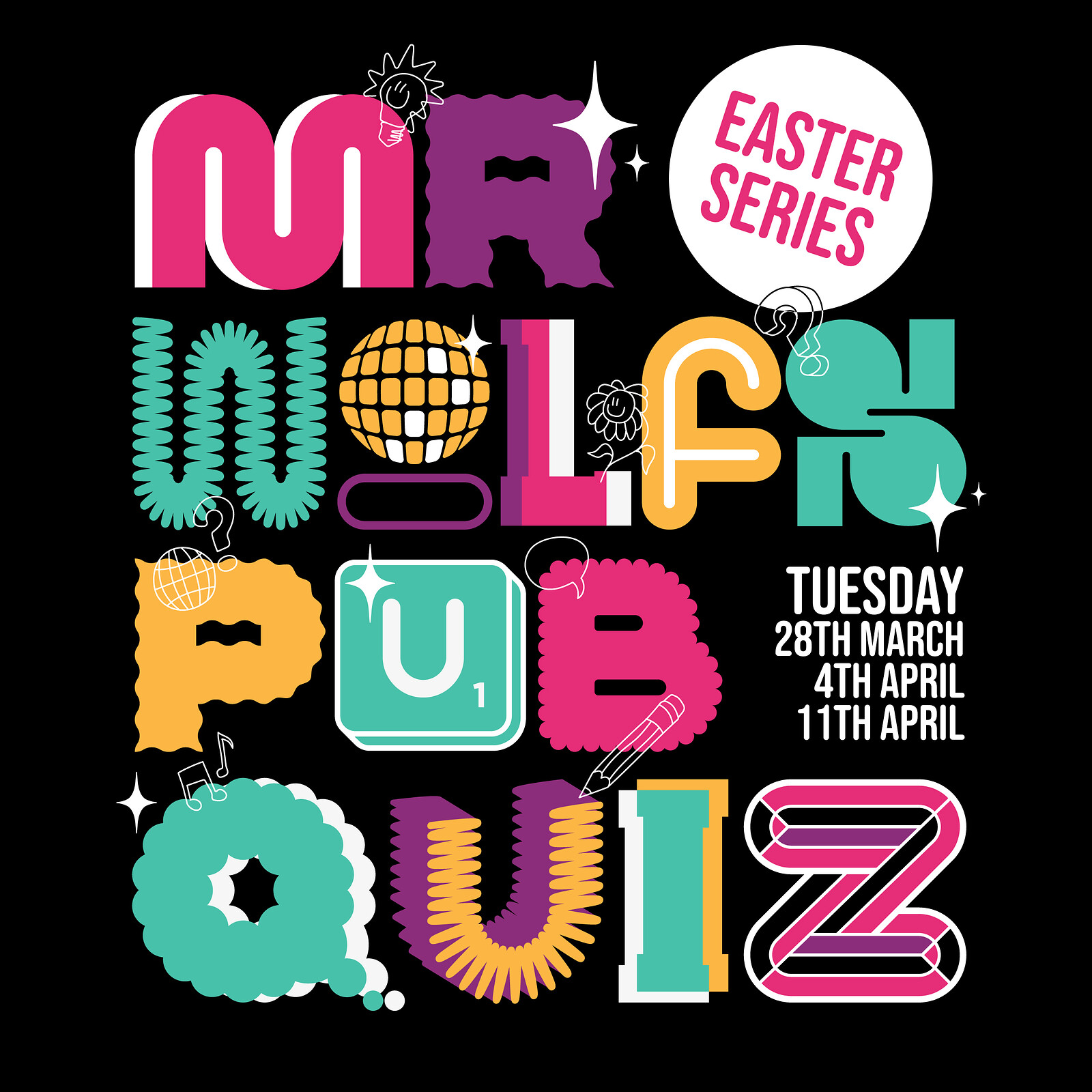 Tuesday Pub Quiz at Mr Wolfs