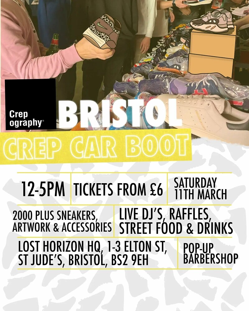 Crep Car Boot - Bristol at Lost Horizon
