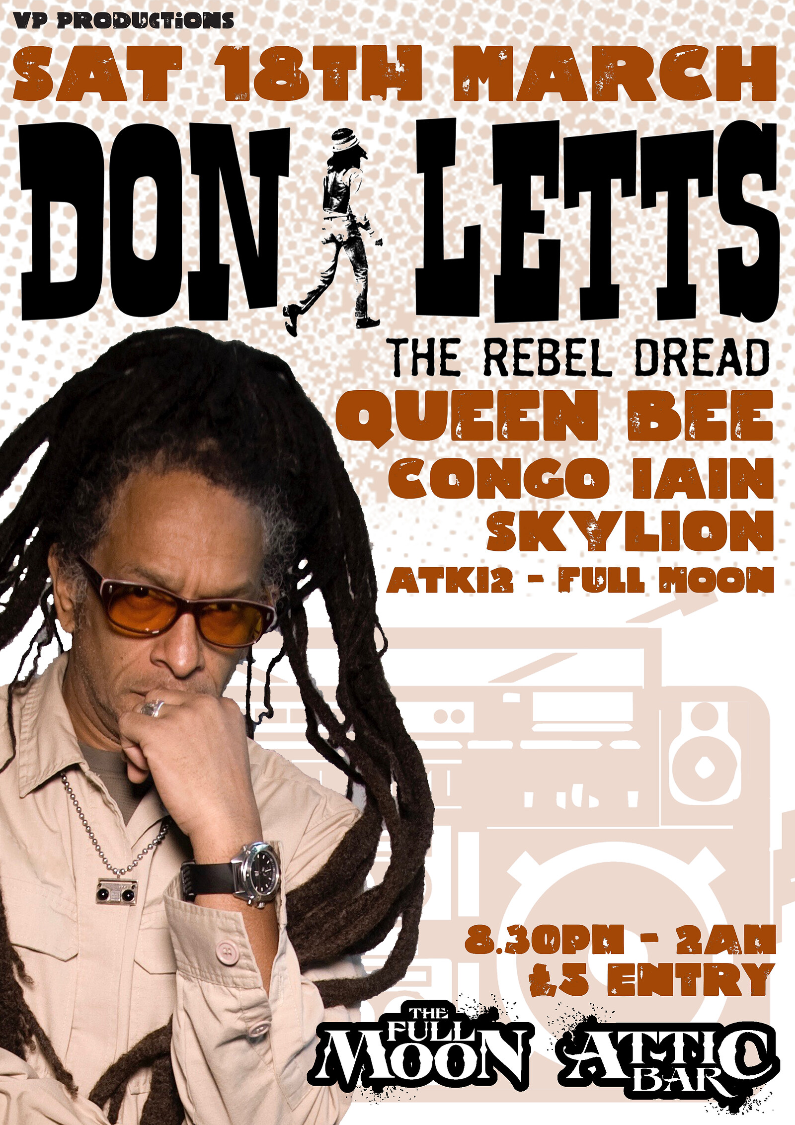 DON LETTS - THE REBEL DREAD at The Attic Bar