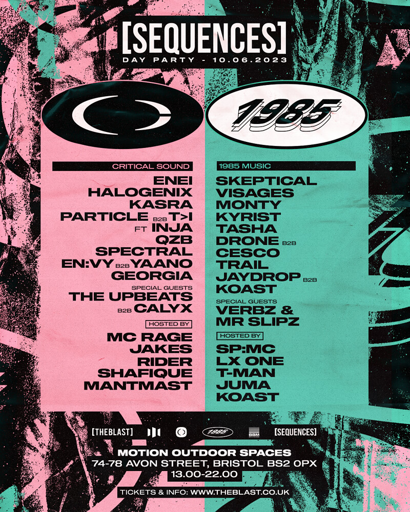 CRITICAL SOUND X 1985 MUSIC DAY PARTY BRISTOL at Motion