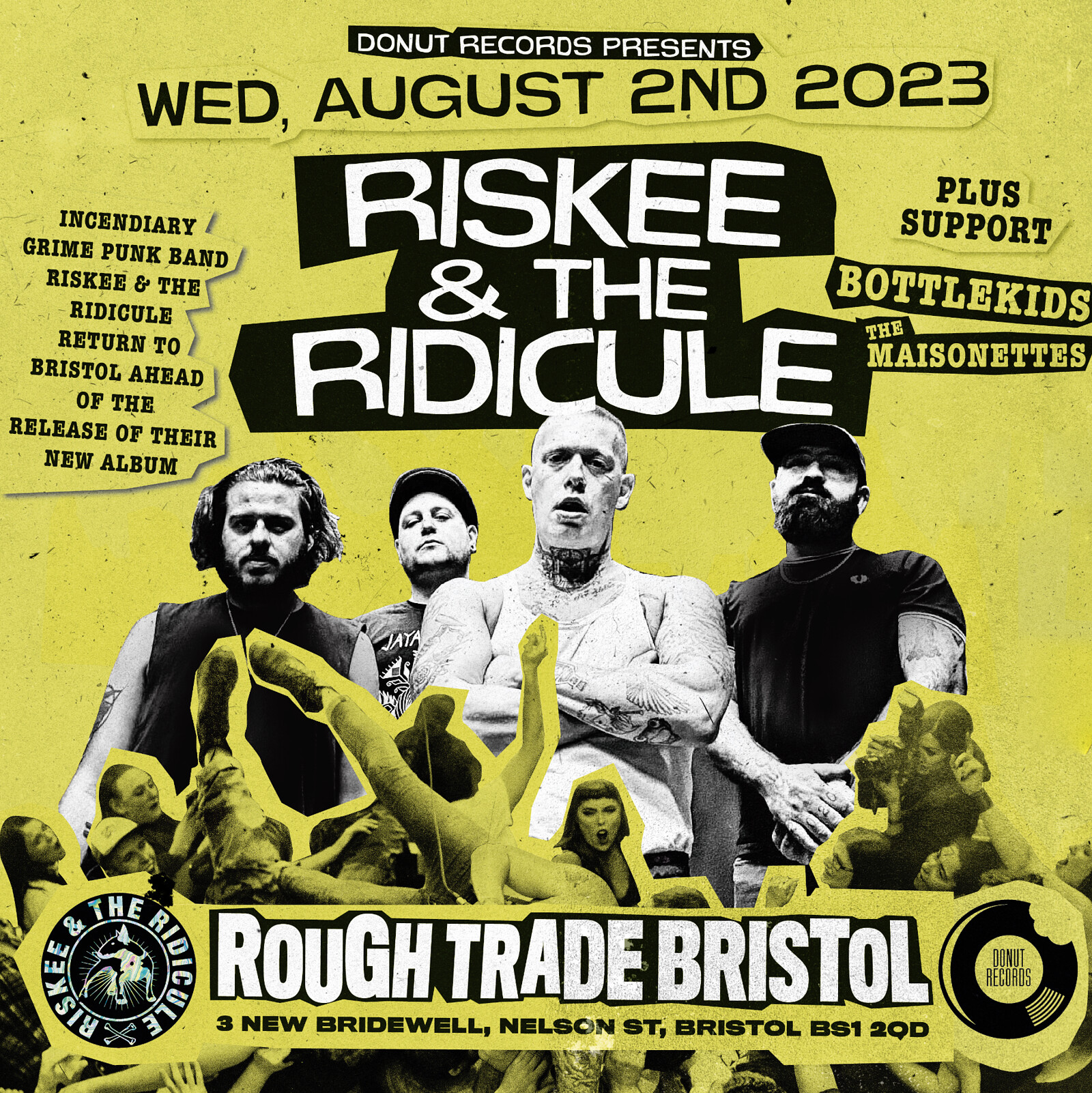 RISKEE & THE  RIDICULE + Bottlekids at Rough Trade Bristol