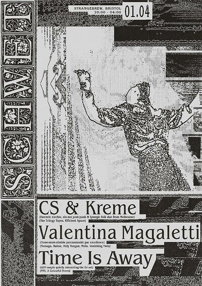 CS + Kreme, Valentina Magaletti & Time Is Away at Strange Brew