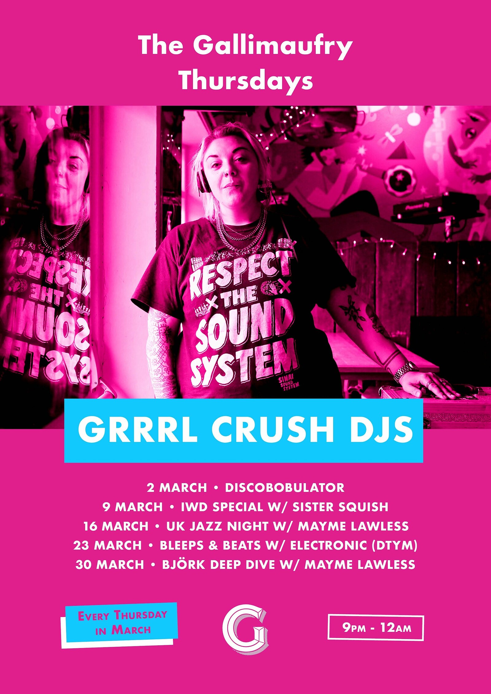 Grrrl Crush -  Björk Deep Dive w/ Mayme Lawless at The Gallimaufry