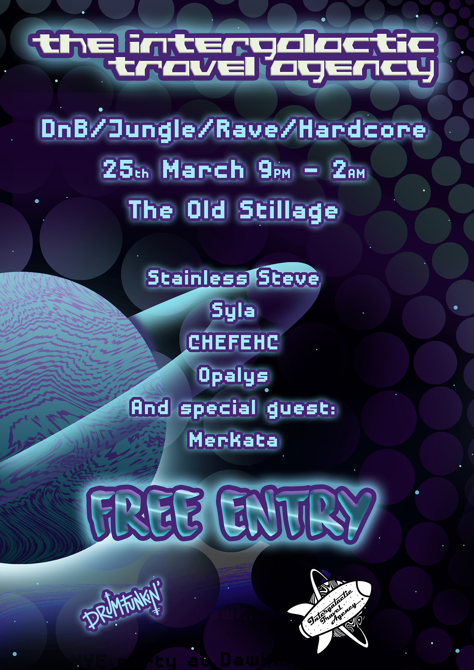 The Intergalactic Travel Agency at The Old Stillage