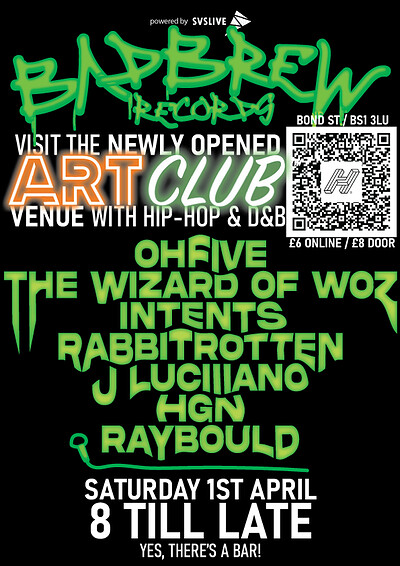 BadBrew Records - HipHop & DnB at ArtClub at Art Club