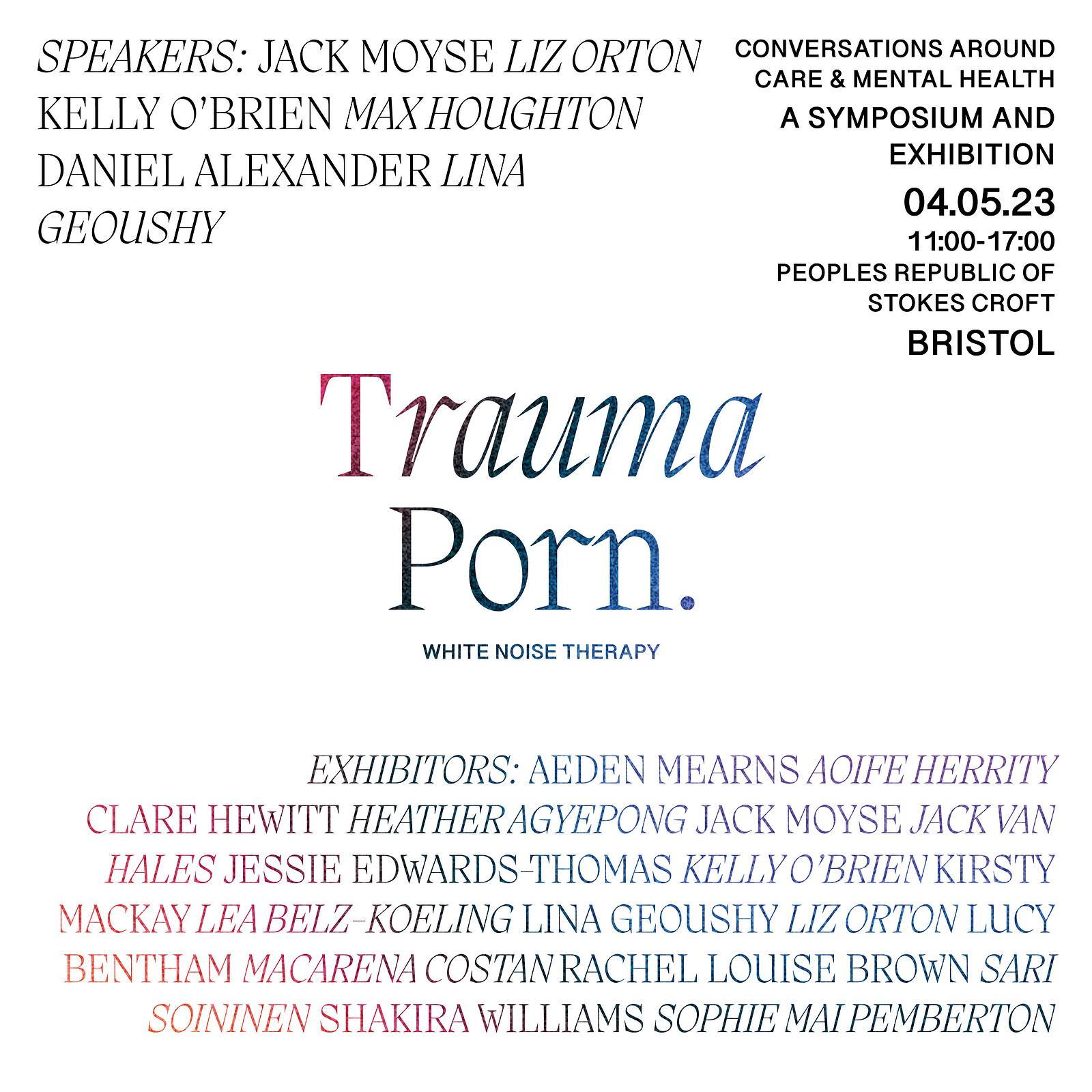 Trauma Porn Symposium at PRSC