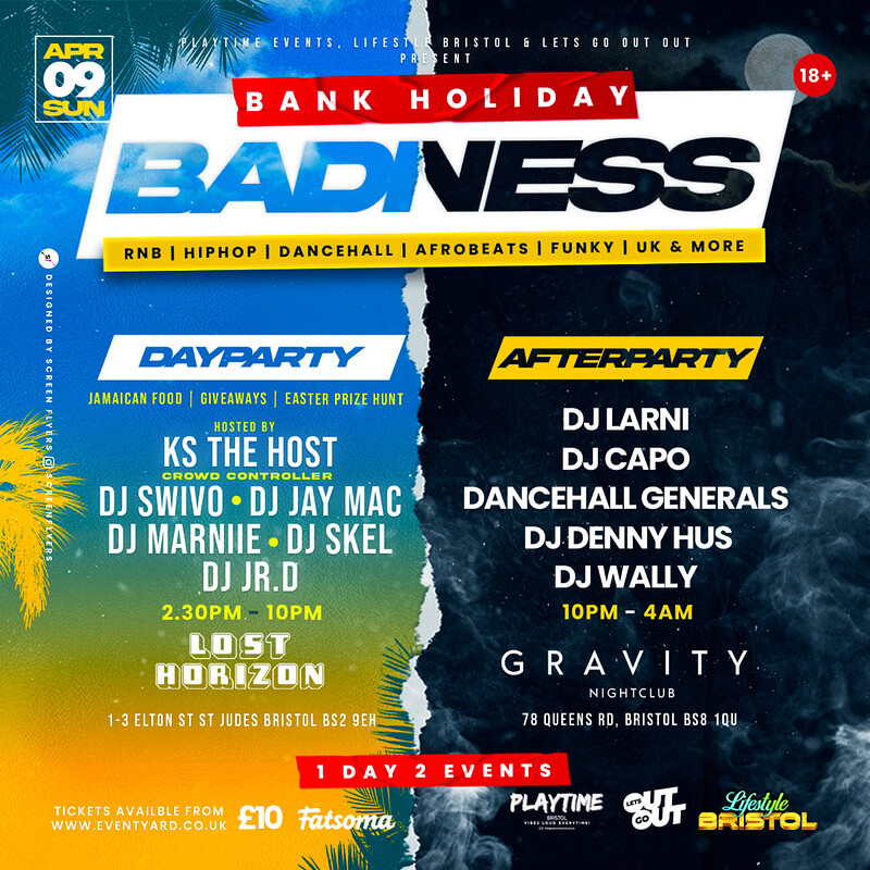 Playtime: BANK HOLIDAY BADNESS at Lost Horizon