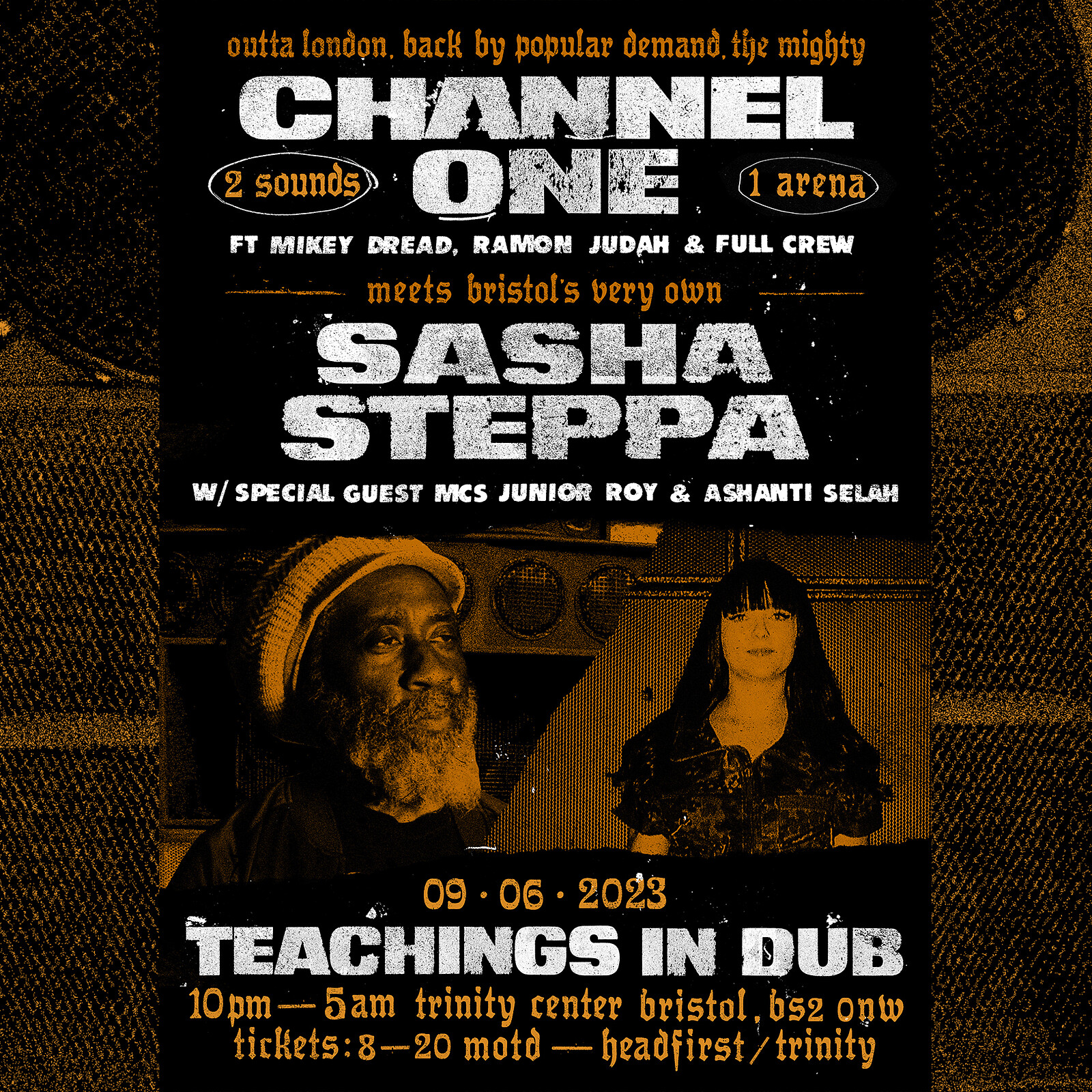 Channel One meets Sasha Steppa at The Trinity Centre
