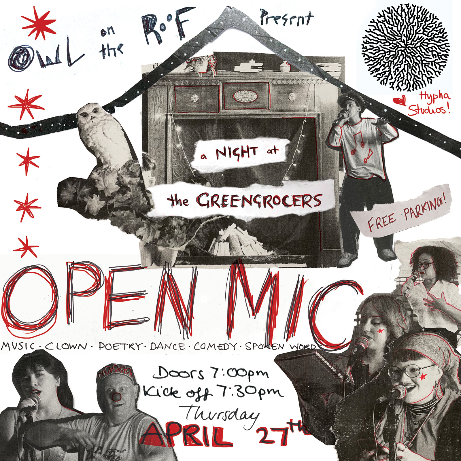 A Night at the Greengrocers - An Open Mic Night at Fruit and Veg - Broadwalk Shopping Centre
