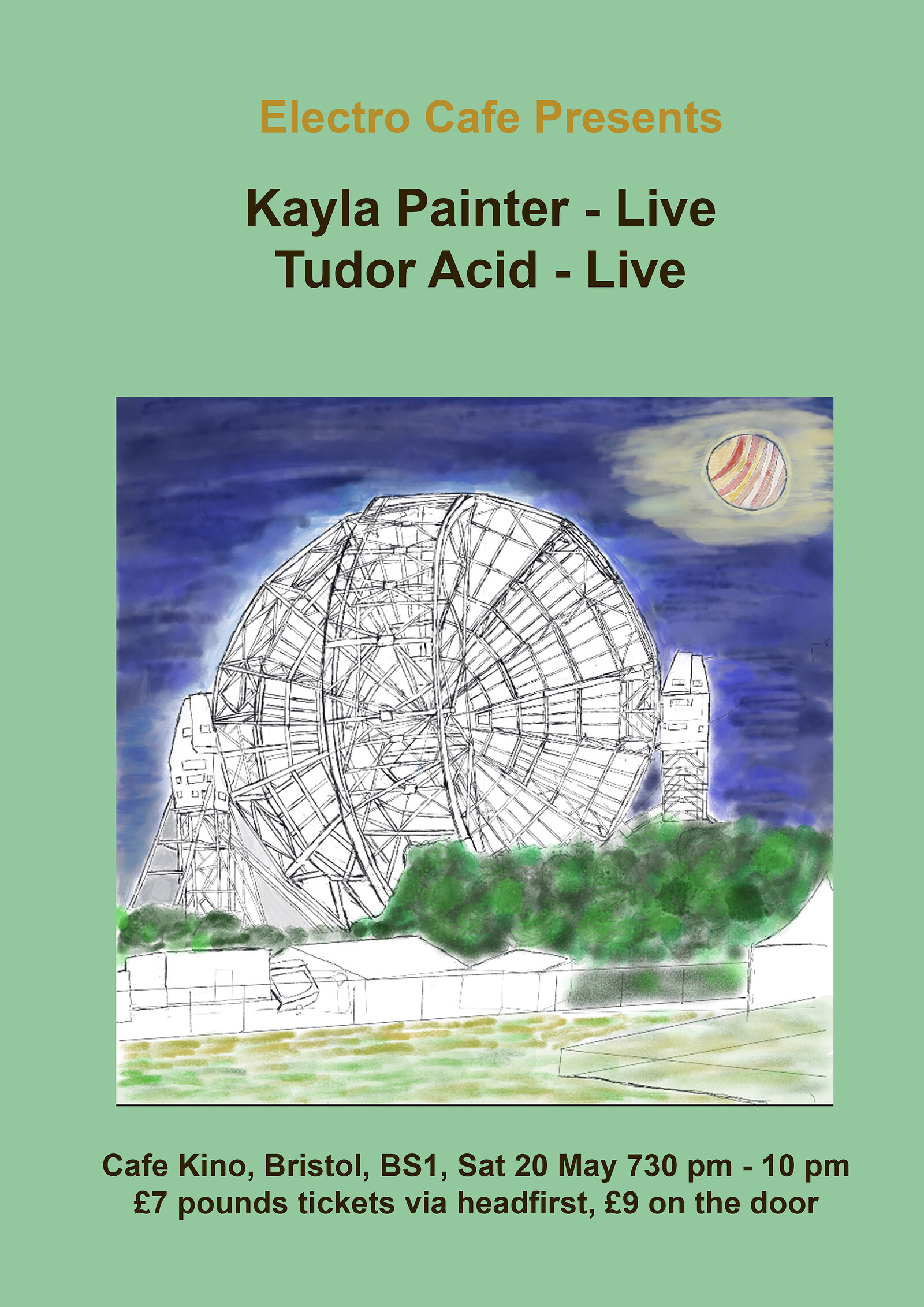 Electro Cafe- Kayla Painter and Tudor Acid at Cafe Kino
