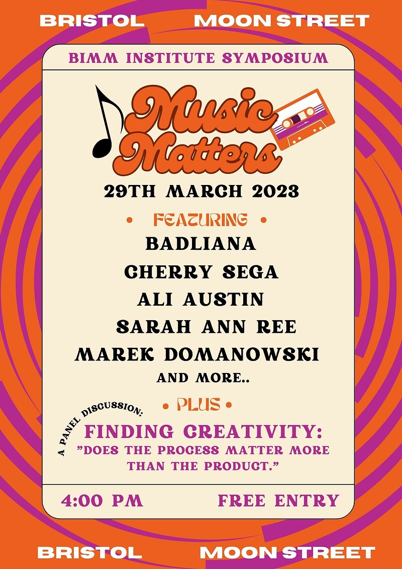 Music Matters at Bimm Bristol, Moon Street