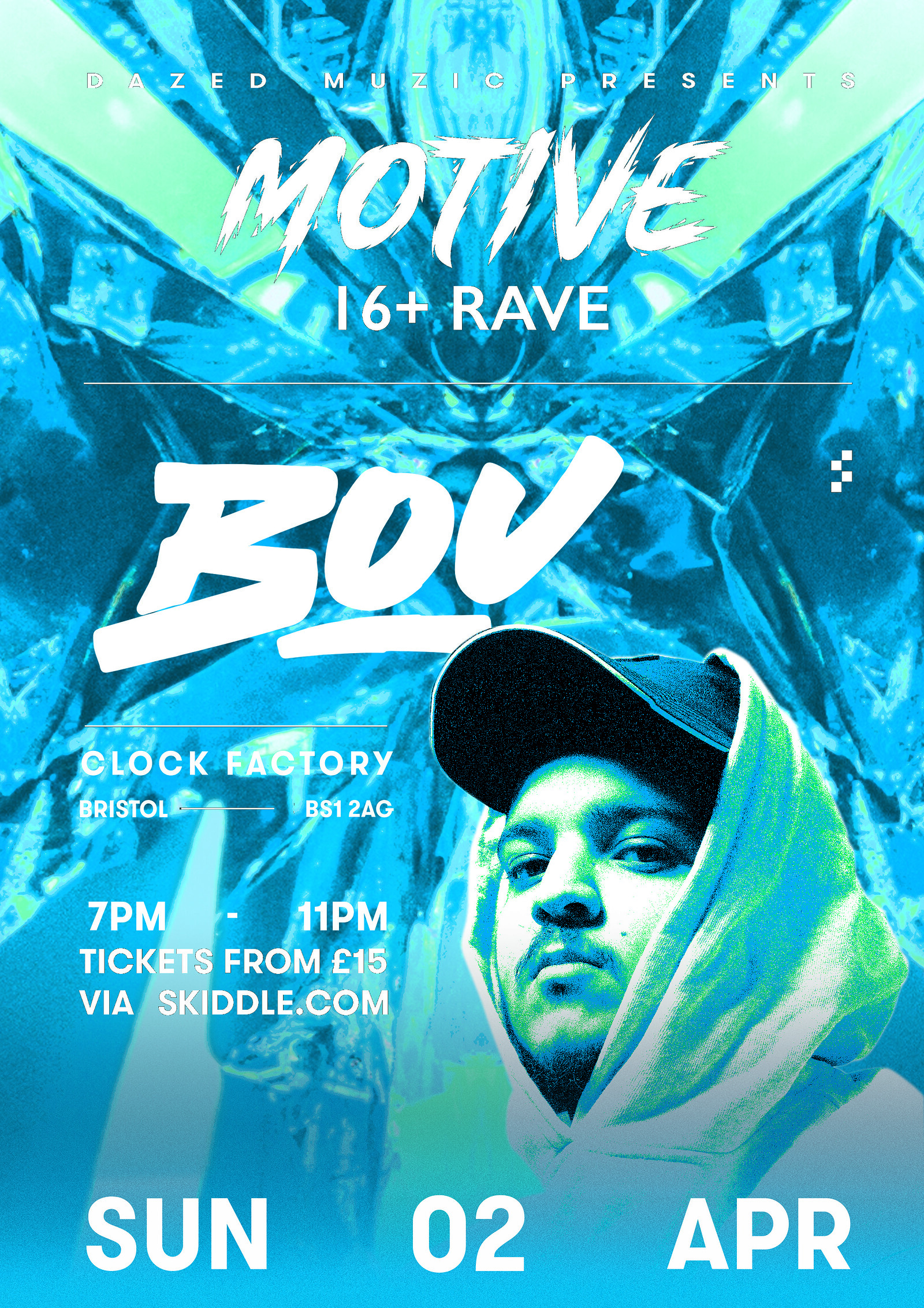 Bristol 16+ DnB Rave w/ Bou Tickets at Clock Factory Bristol