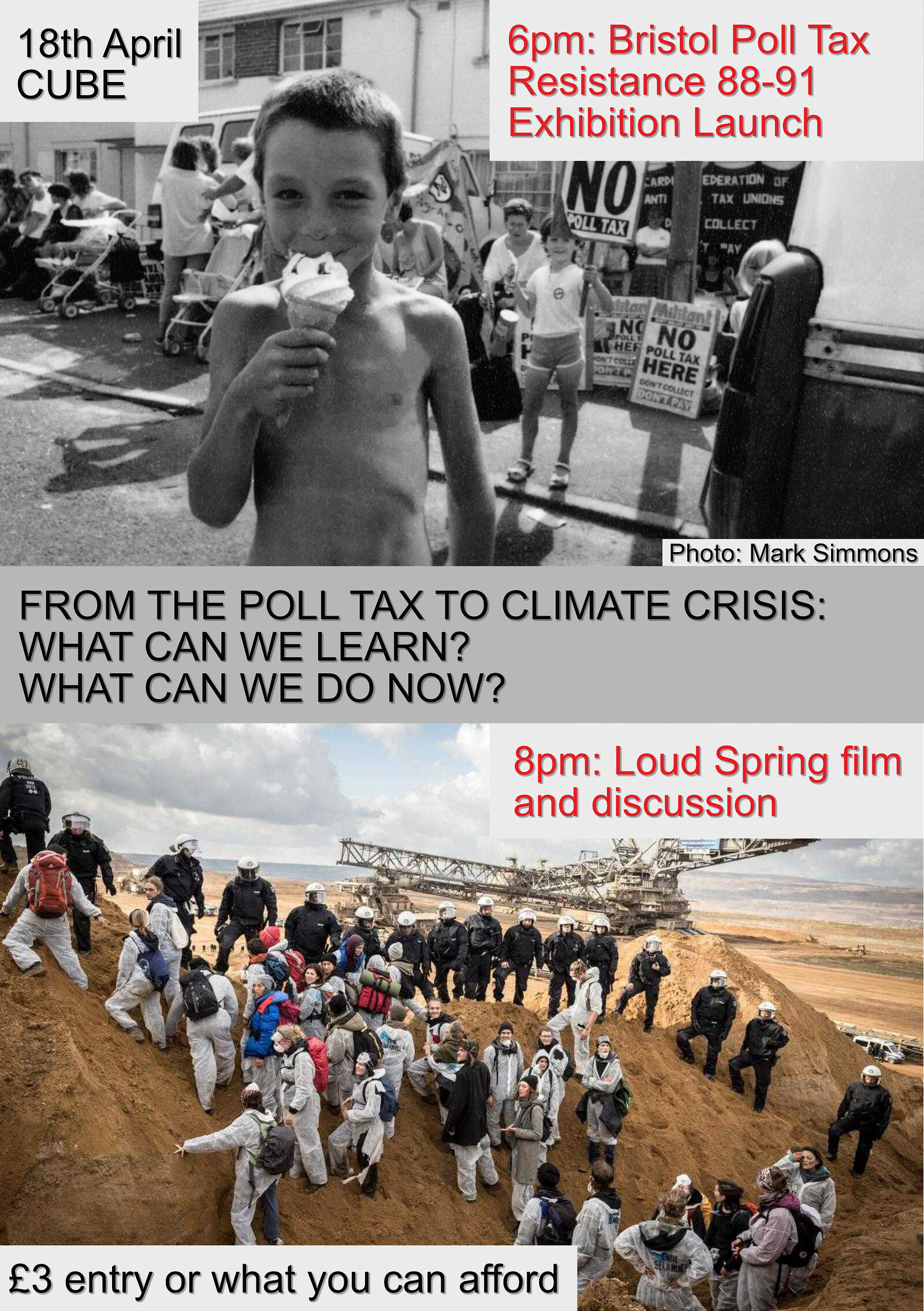 FROM THE POLL TAX TO CLIMATE CRISIS: WHAT NEXT? at The Cube