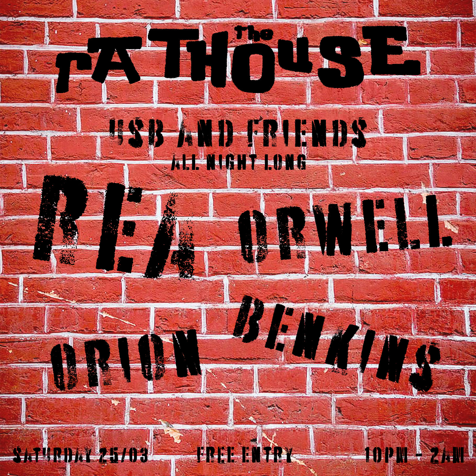 USB and Friends at The RatHouse at The Mothers Ruin