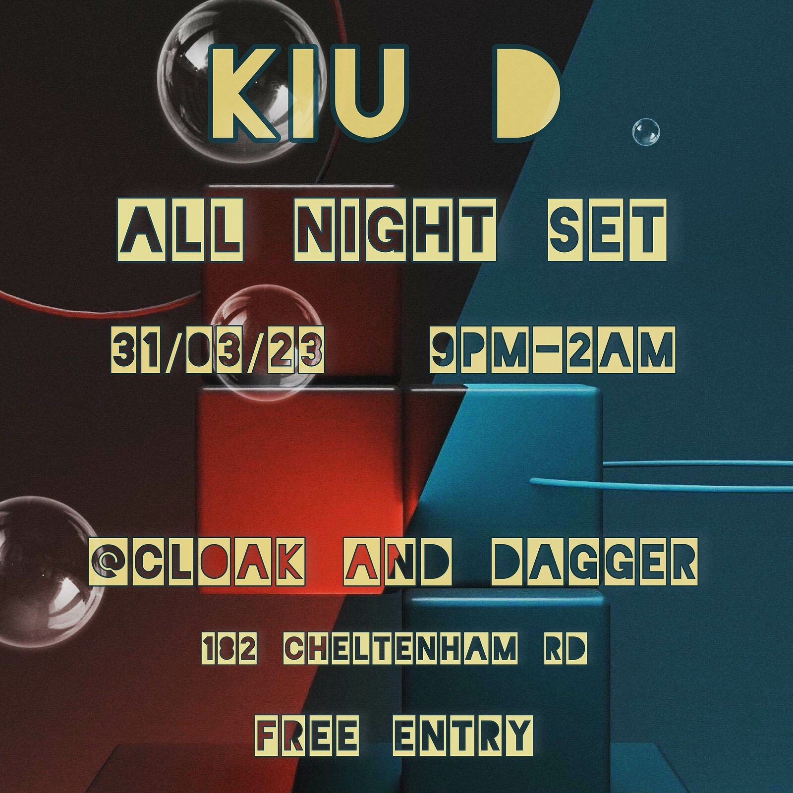 Cloak n Dagger/ Void Radio Presents... at The Cloak and Dagger