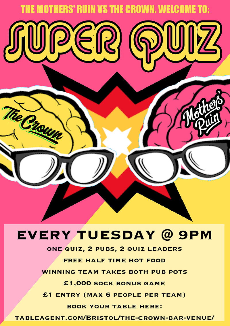 SuperQuiz - Mother's Ruin vs The Crown at The Mothers Ruin
