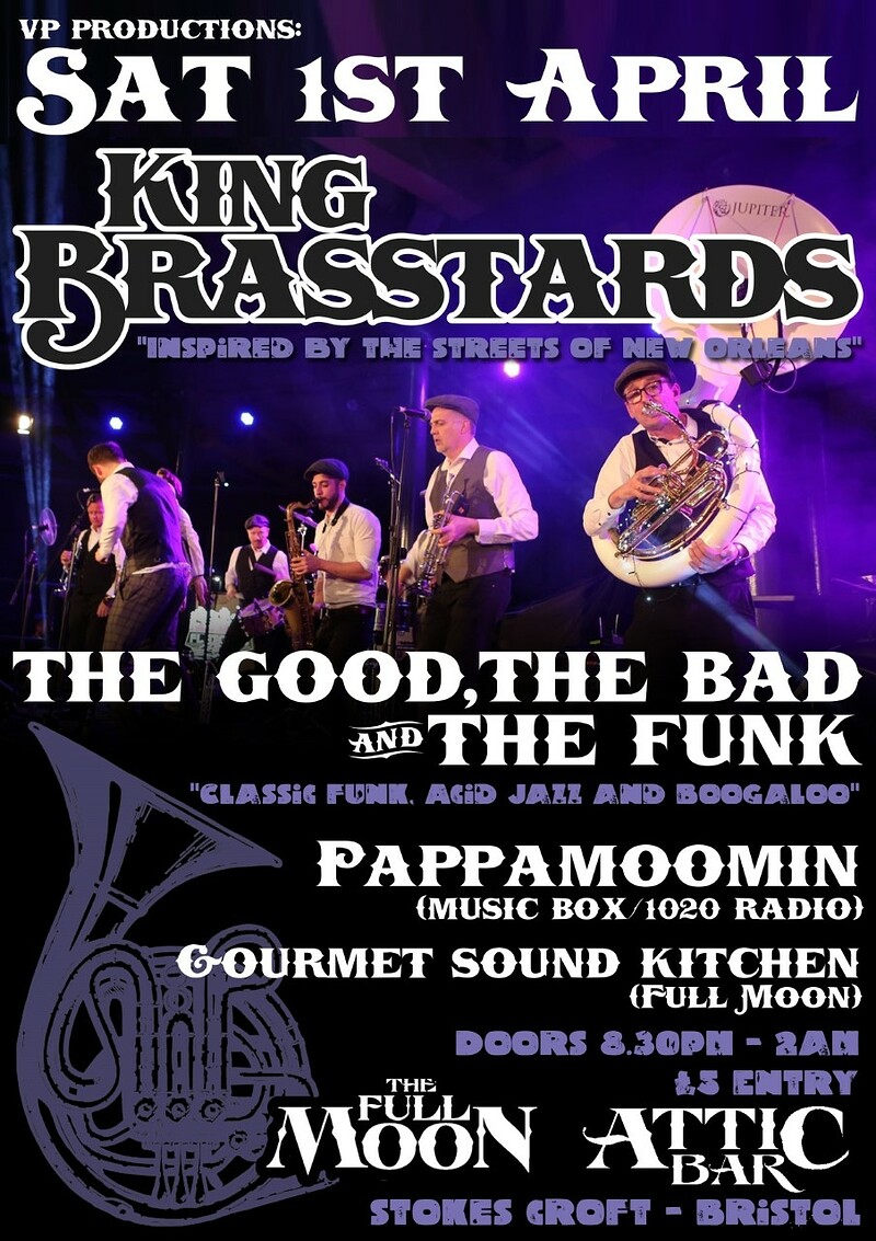 KING BRASSTARDS at The Attic Bar
