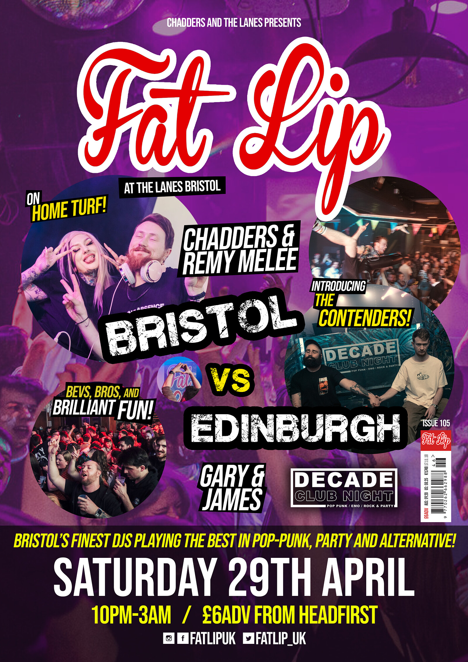 ★ FAT LIP ★ ft. Decade Edinburgh at The Lanes