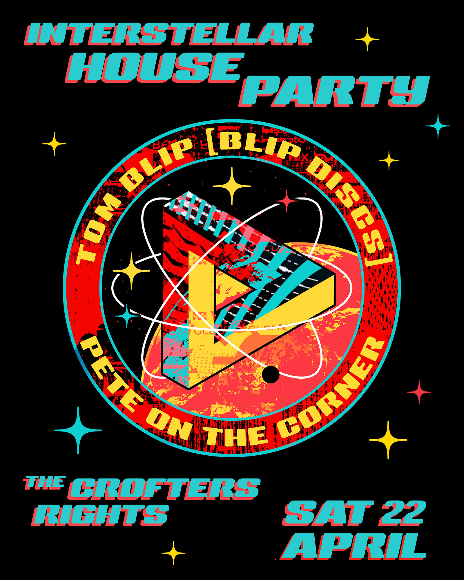 Interstellar House Party: Tom Blip/Pete OtC at Crofters Rights