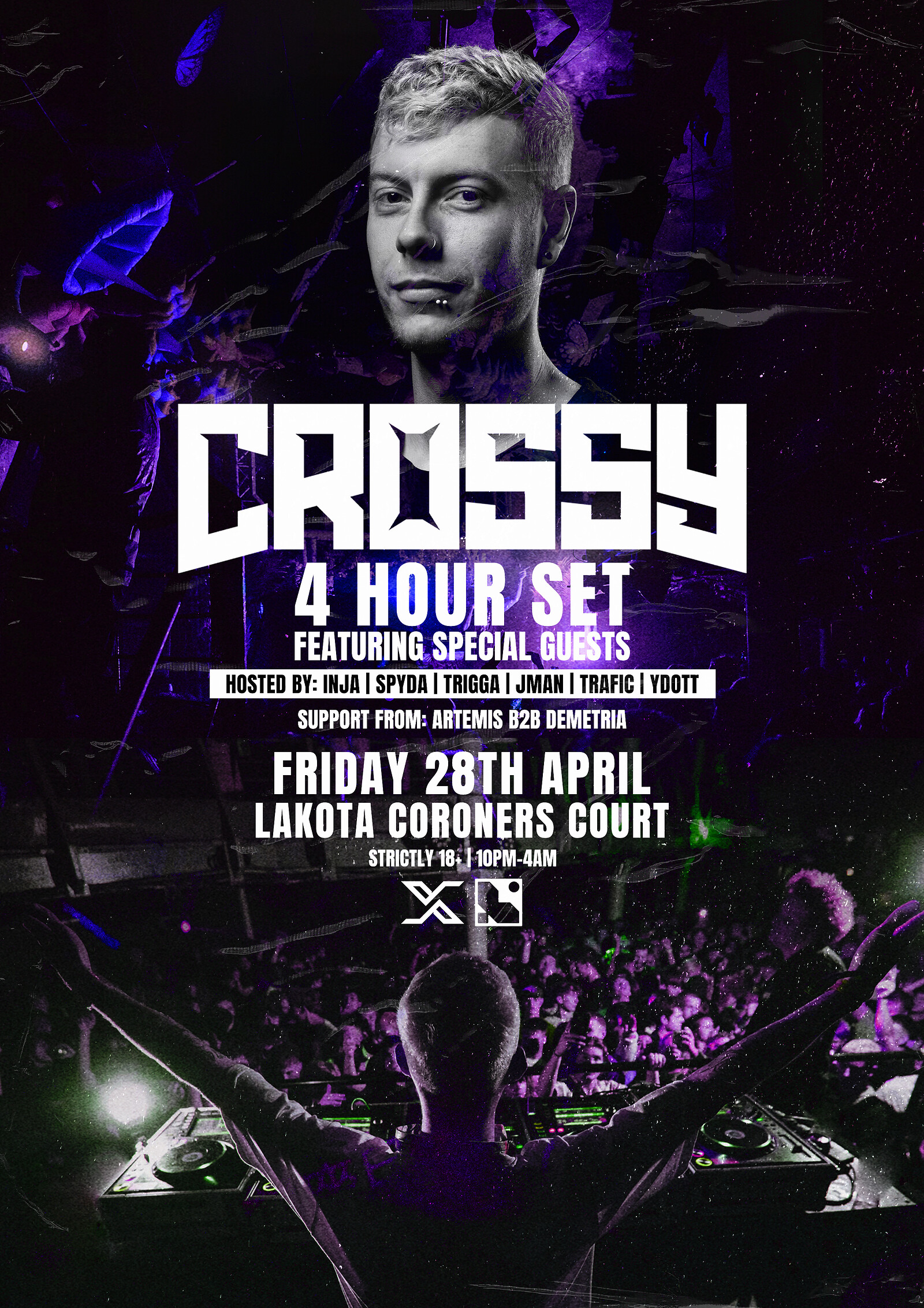 Crossy All Night Long w/ SPECIAL GUESTS at Lakota