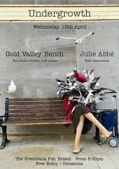 Gold Valley Bench and Julie Abbé at The Greenbank Pub Easton
