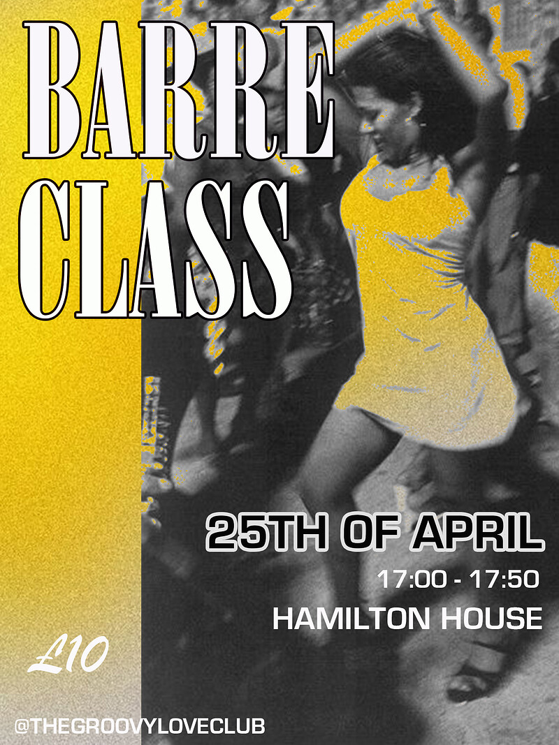 50 min Floor Barre class  ♡ at Hamilton House