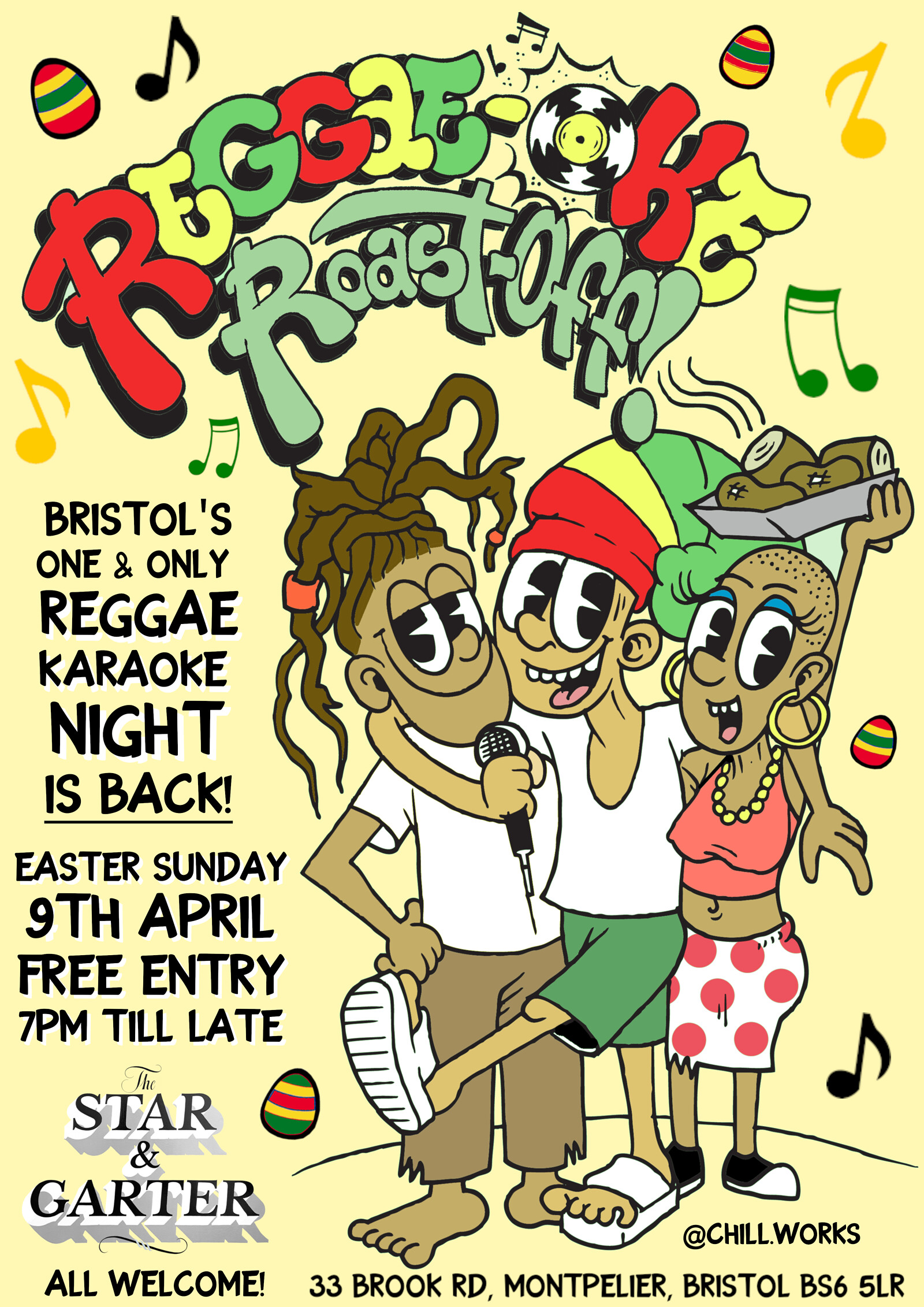REGGAEOKE - THE RETURN OF THE ROAST at Star & Garter