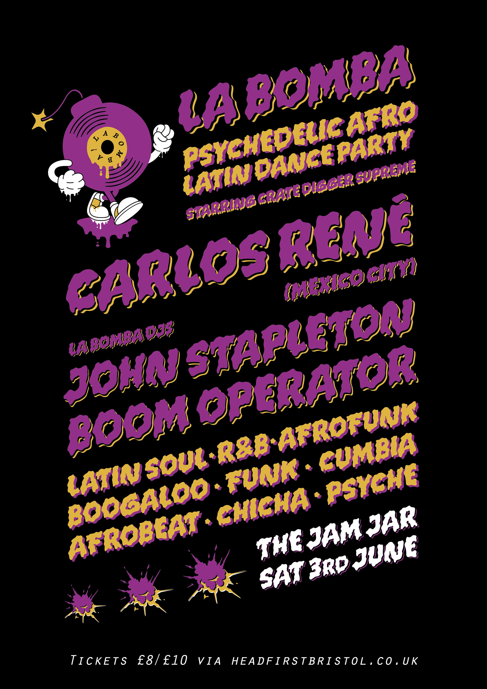 La Bomba with guest DJ Carlos Rene at The Jam Jar