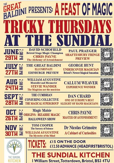 TRICKY THURSDAYS at Sundial Kitchen, Totterdown, BS3 4TU