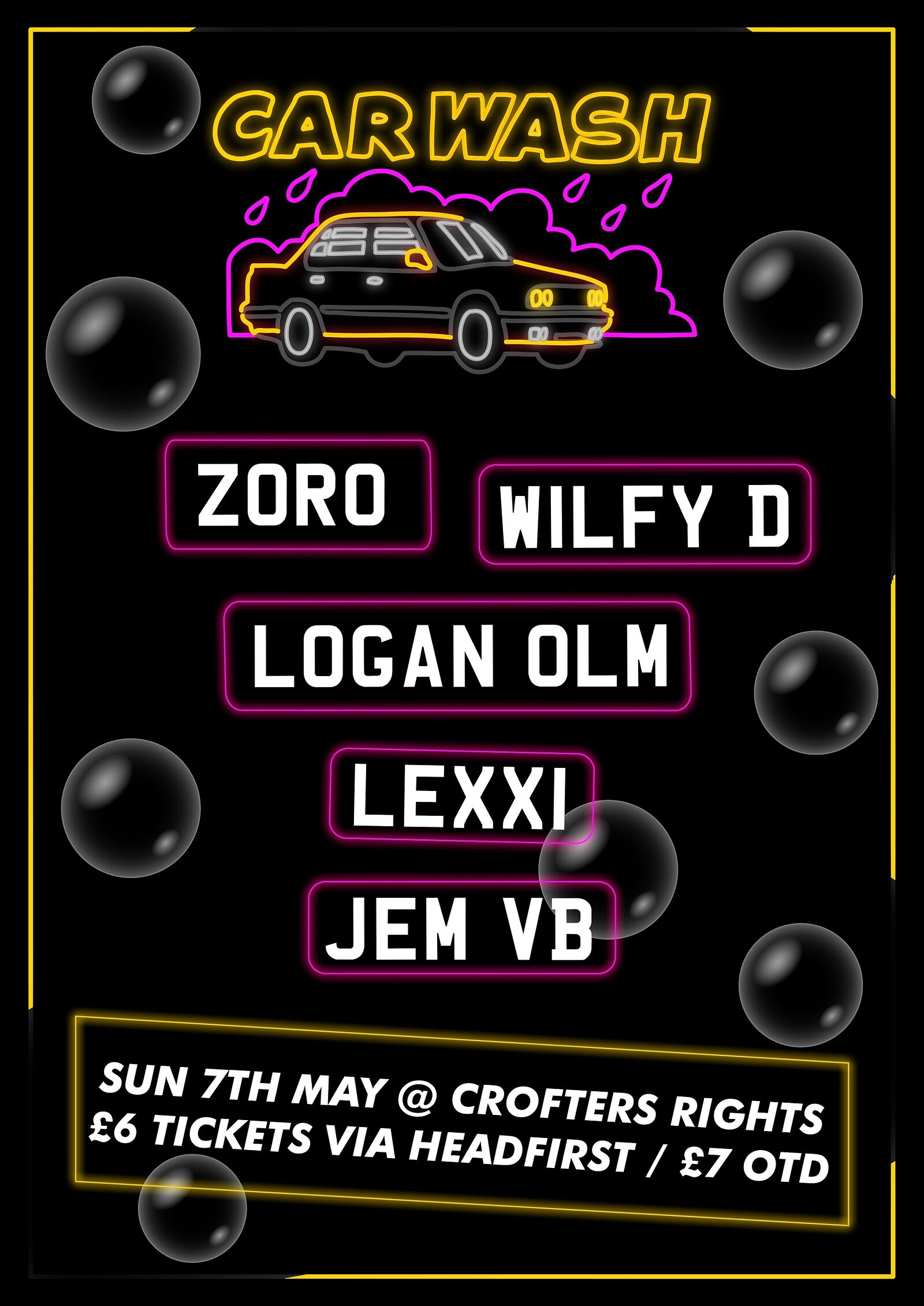 Car Wash at Crofters Rights