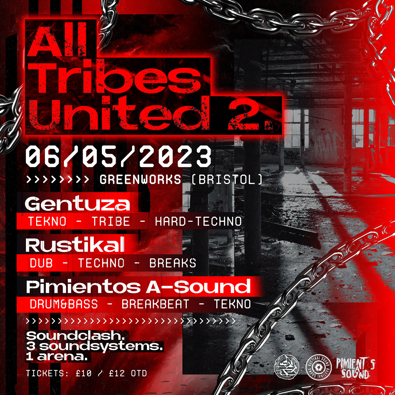 All Tribes United 2 - GNTZ, Pimientos, Rustikal at Greenworks