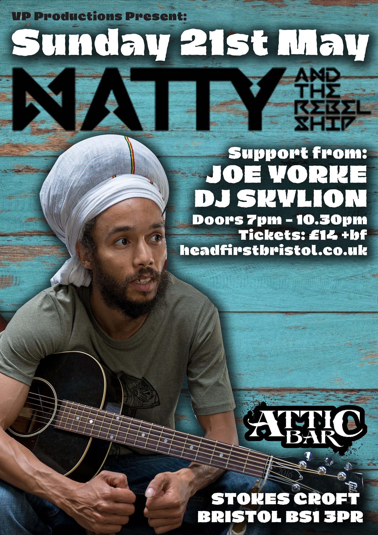 NATTY & THE REBELSHIP at The Attic Bar