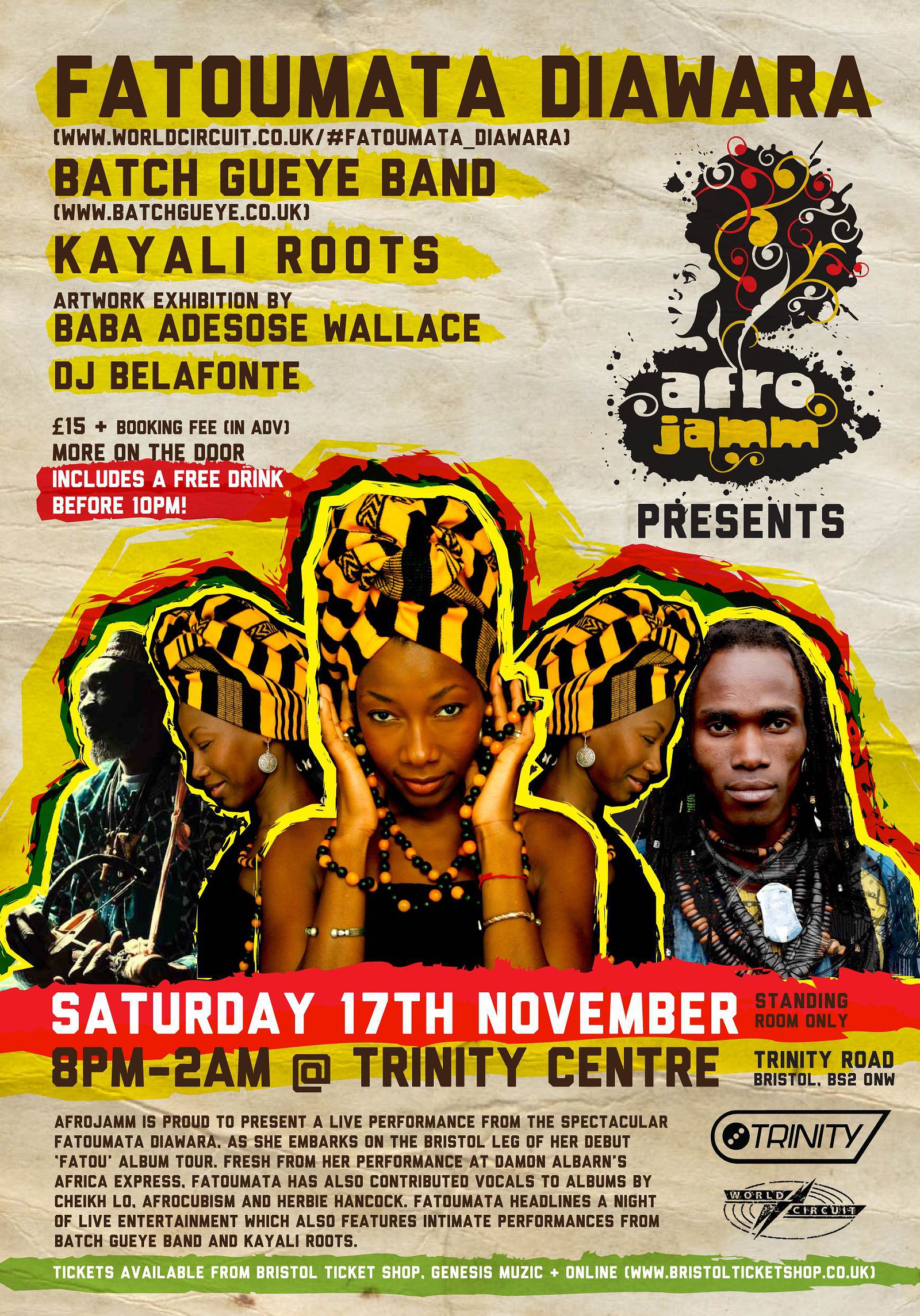 Afrojamm at Trinity Centre, Bristol