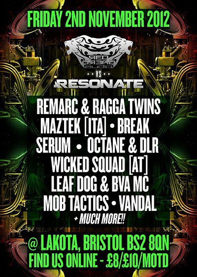 Red Dread Audio Vs Resonate at Lakota