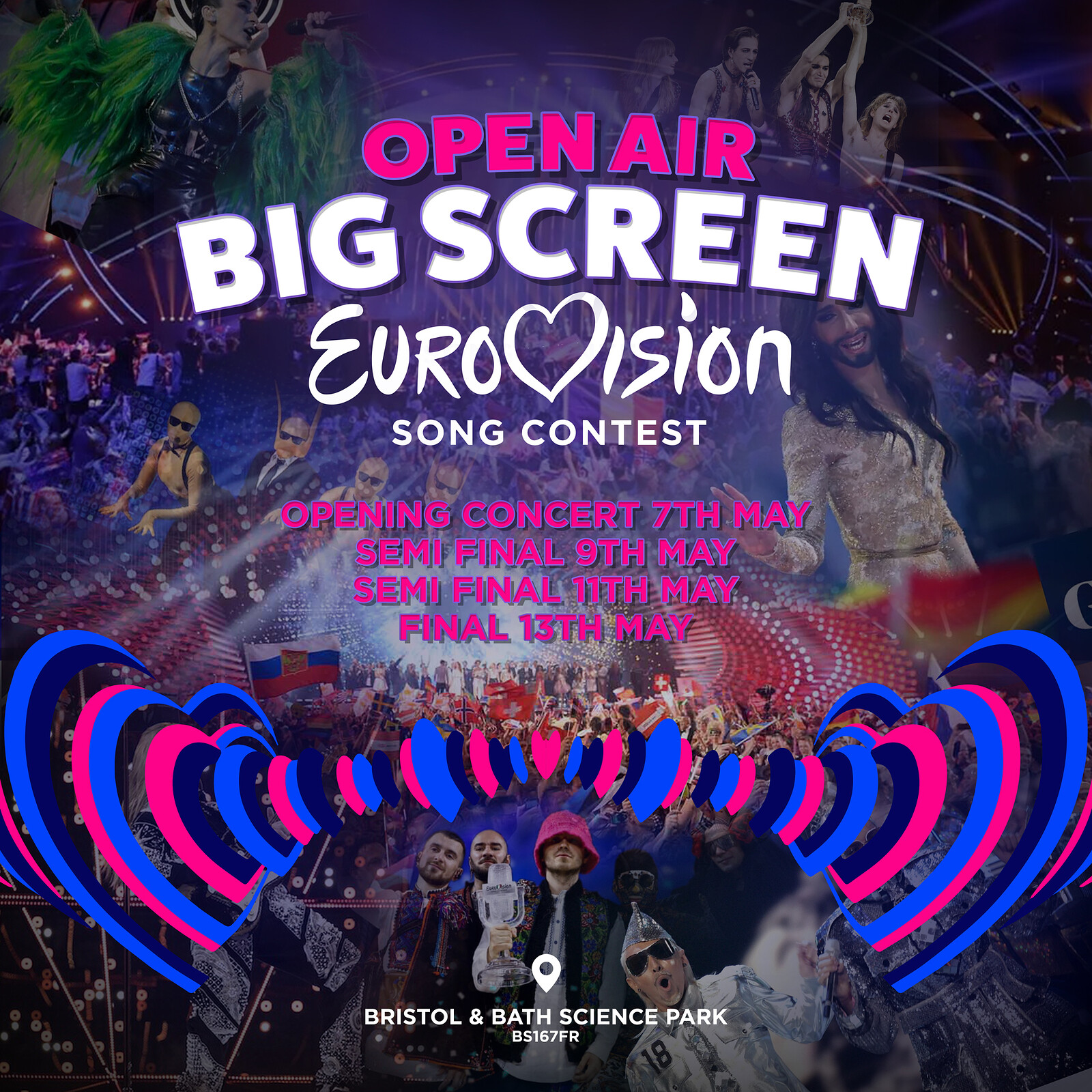 Eurovision Semi Final - On The Big Screen at Bristol & Bath Science Park