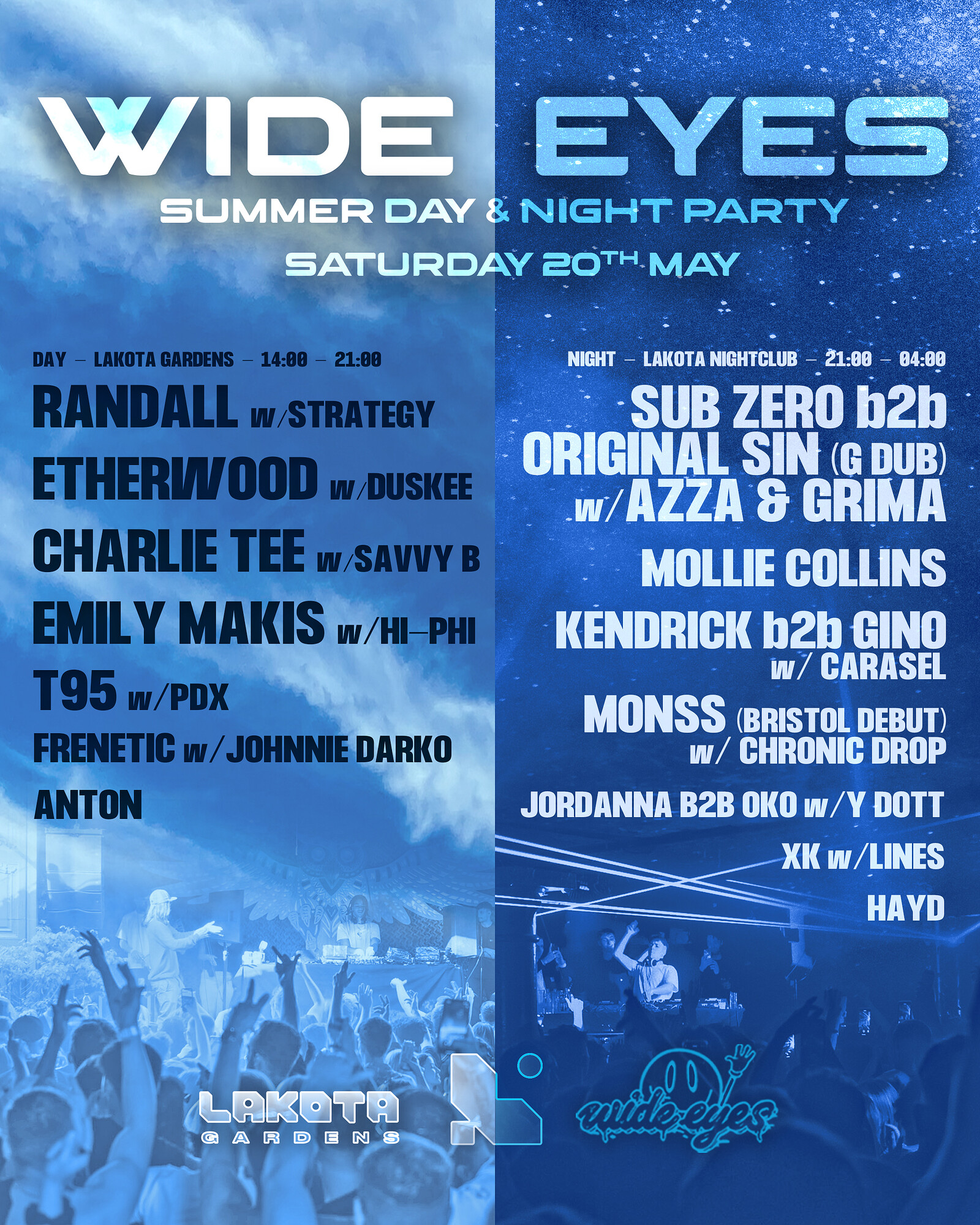 Wide Eyes: Outdoor 13 Hour Summer Day & Night Rave at Lakota