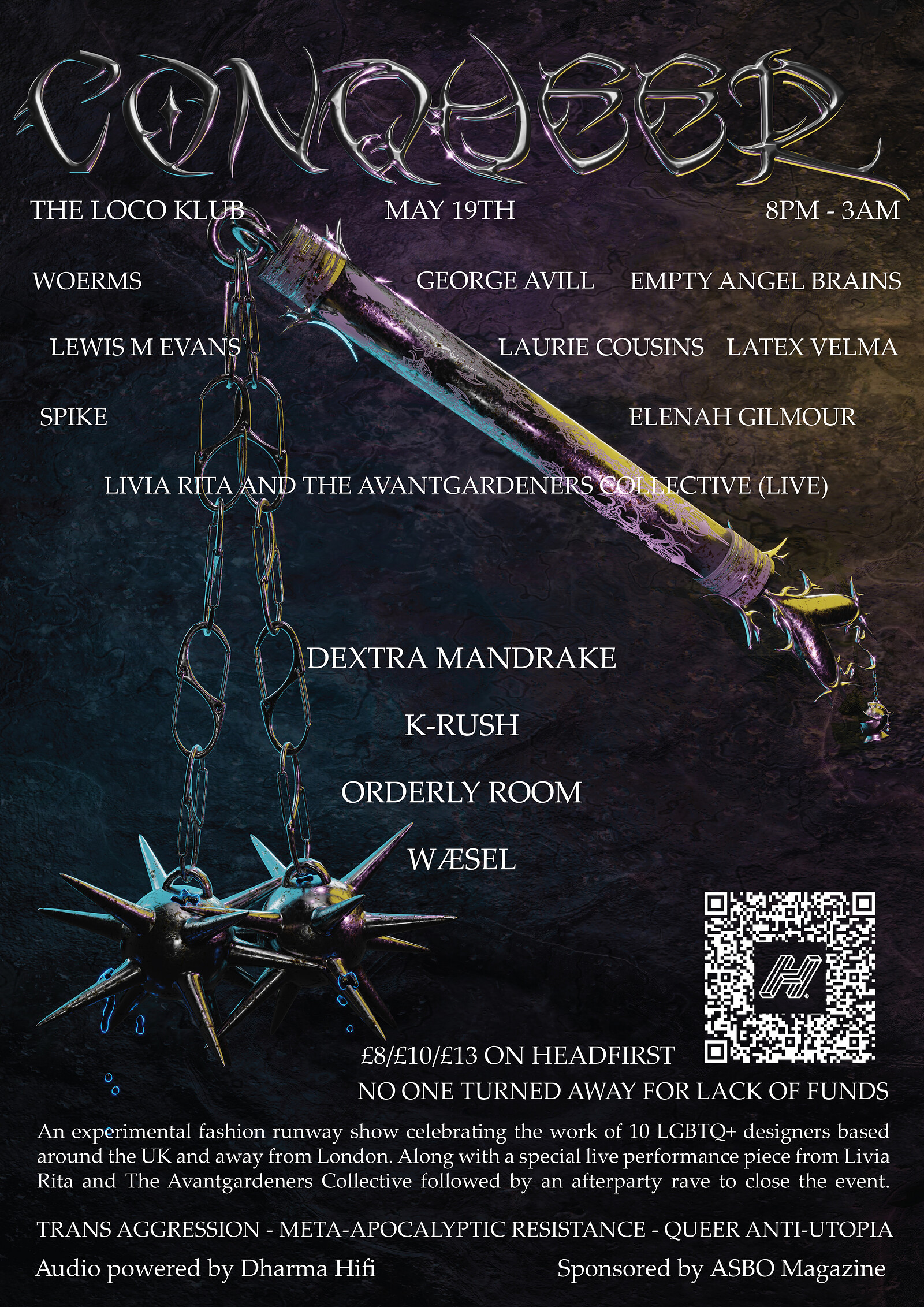 Conqueer Fashion Show w/ Livia Rita & Afterparty at Loco Klub